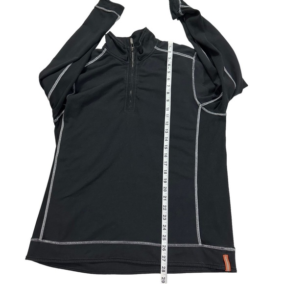 Tommy Bahama Jeans Men Black Inside Out 1/4 Zip Tech Jacket Sz M Jersey Knit - Picture 10 of 11